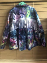 Load image into Gallery viewer, Tie Dye Hand Dyed Haute Hippie Tribe Jacket (QVC) 3X
